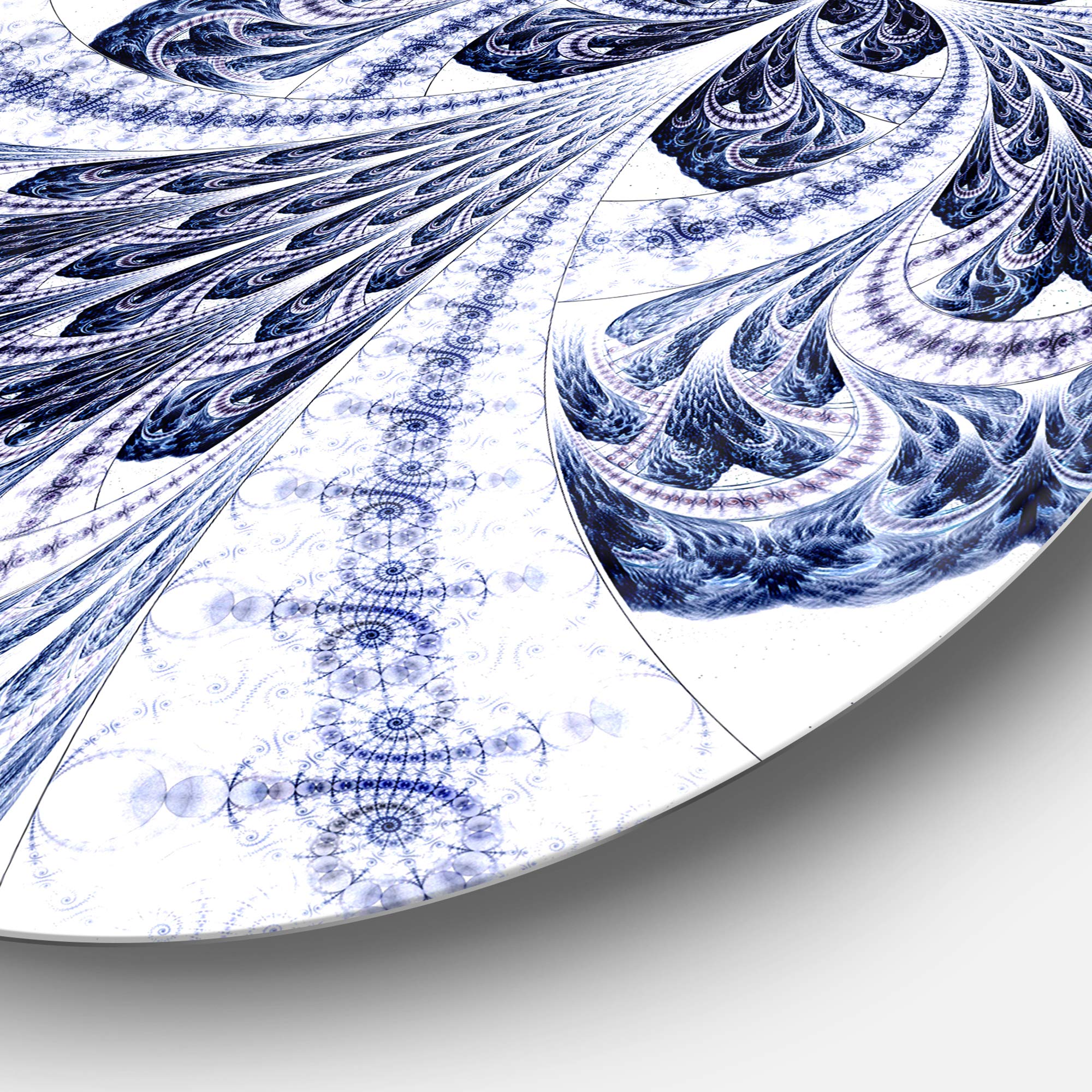 Amazon.com: Designart MT12051-C23 Symmetrical Tight Blue Fractal